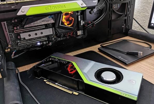Nvidia Quadro RTX 6000 Water Cooled – more boost and performance through modification even without manual overclocking
