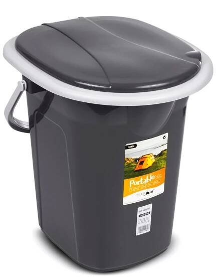 Turistická toaleta GreenBlue GB320BB černá šedá 19L