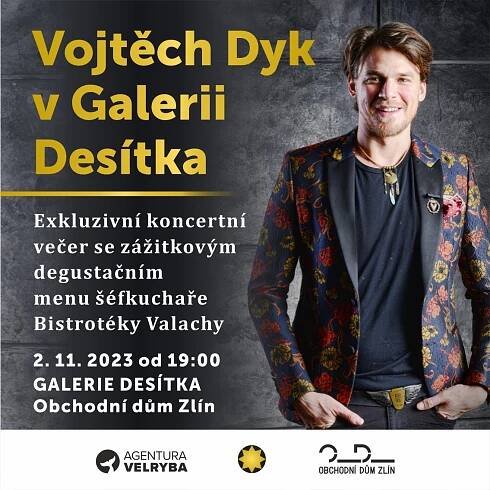 Vojtěch Dyk v Galerii Desítka - ZLIN.CZ