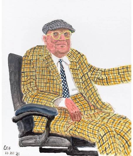 David Hockney artwork from his Paris exhibition