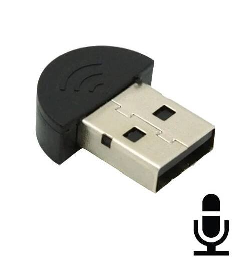 Mini USB externí mikrofon - Černý | dratek.cz
