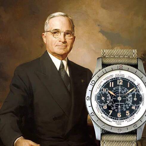 President Harry S. Truman and his Gallet Flying Officer