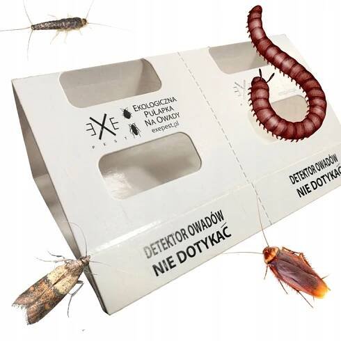 PAST NA ŠVÁBY PRUSAKY RYBIČKY PAVOUCI OWAADY LEPOVÁ DESKA NÁSTRAHA ECOTRAP 12 KS