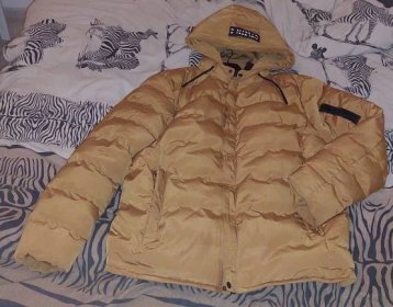 Prošívaná zimní bunda s kapucí pánská | GATE