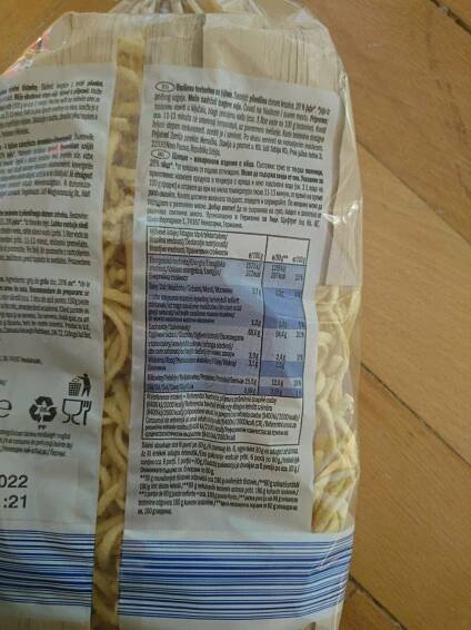 Podrobné informace o potravině Špecle