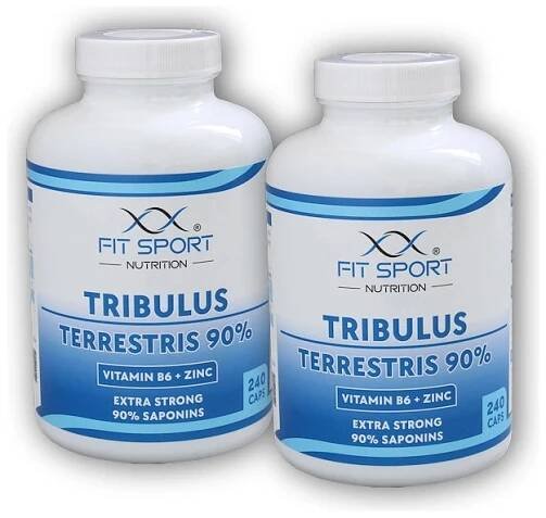 FitSport Nutrition 2x Tribulus Terrestris 90% + Vitamin B6 + Zinc 240 caps