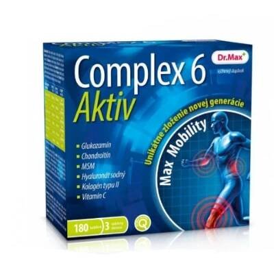 Doplněk pro kosti a klouby Dr.Max Complex 6 Aktiv