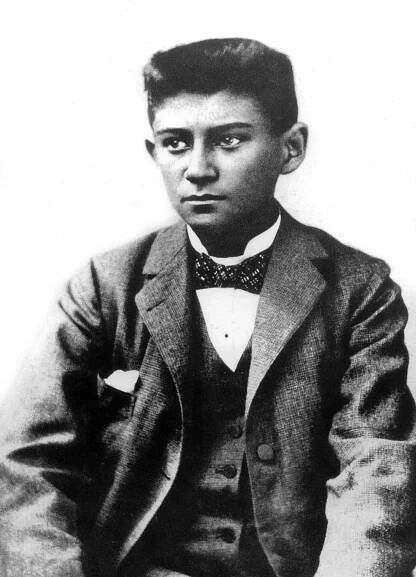 Franz Kafka (1883-1924) czech writer here young c. 1898