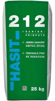 Omítka sanační Hasit 212 Feinputz 0-0,5 mm – 25 kg od 349 Kč - Heureka.cz