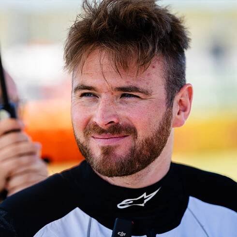 Oliver Rowland on the grid in Misano