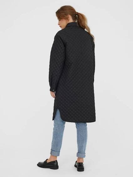 VERO MODA Přechodný kabát 'Simone' – černá