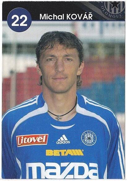 Fotbalista SK Sigma Olomouc Michal Kovář - Pohlednice