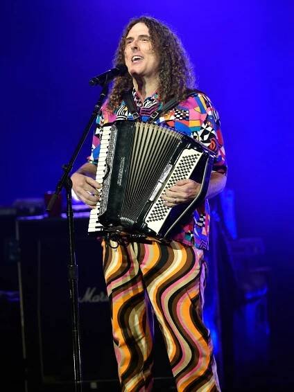 Recording artist "Weird Al" Yankovic performs in support of "The Mandatory World Tour" at Planet Hollywood Resort and Casino on May 12, 2015 in Las Vegas, Nevada. *** Local Caption *** Al Yankovic
