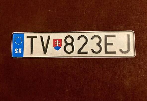 Stará slovenská SPZ TV