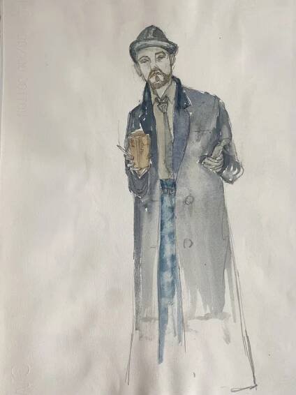 COSTUME ILLUSTRATIONS — David Wolfe 