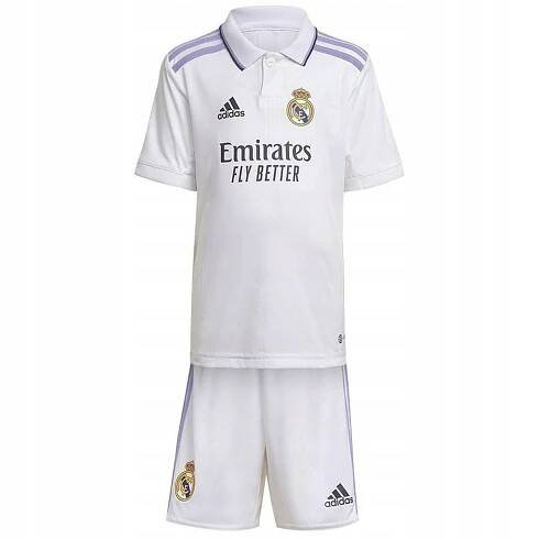ADIDAS FOTBALOVÝ REAL MADRID H MINI (98) Dětský komplet Bílý