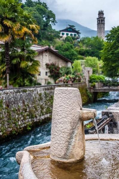 Water fountain with the river Gorgazzo - Polcenigo, Friuli Venezia Giulia, Italy - rossiwrites.com