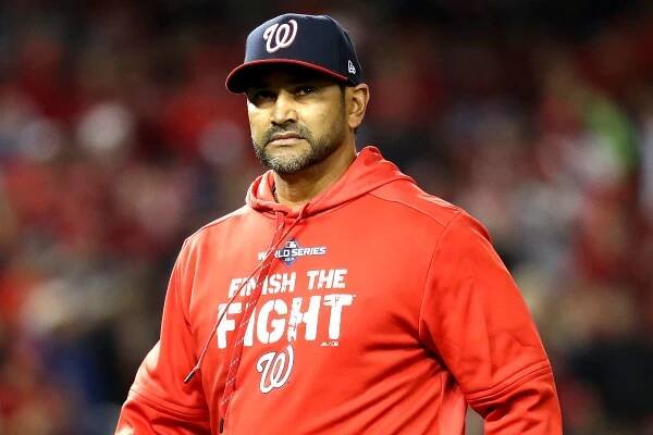 Nationals manager Dave Martinez