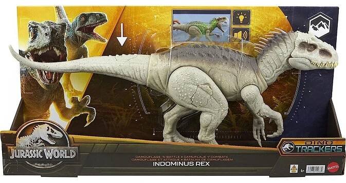 Mattel Jurassic World Indominus Rex se světly a zvuky