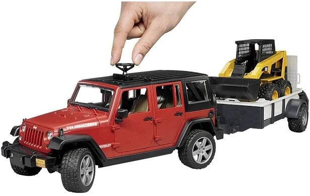 Bruder 2525 Jeep Wrangler Rubicon červená