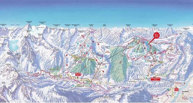Ski Bürserberg (Brandnertal) - Zimní dovolená včetně skipas | ski.cz
