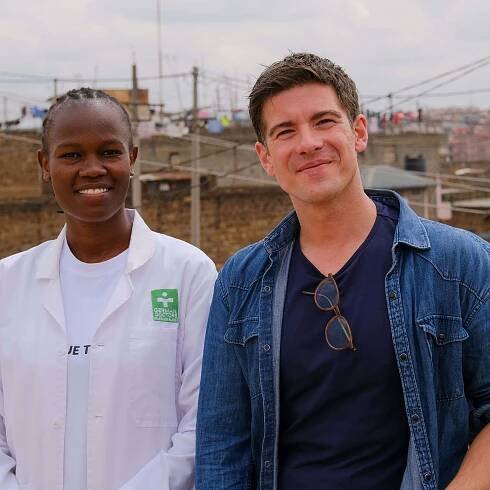 Philipp Danne ist Botschafter für die German Doctors