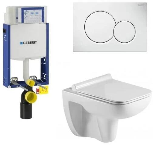 Geberit Kombifix Eco 110.302.00.5 komplet k zazdění se závěsným WC RIMLESS Adatto