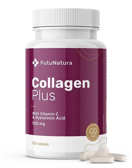Kolagen + vitamín C + kyselina hyaluronová