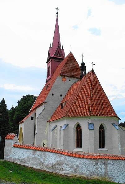 Zátoň (u Větřní) - kostel sv.... - Kostel
