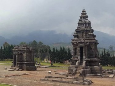 Arjuna Temple complex at Dieng Plateau
