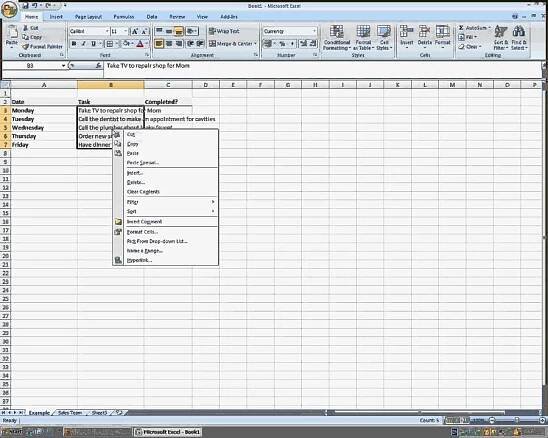 How to make text wrap in Microsoft Excel 2007