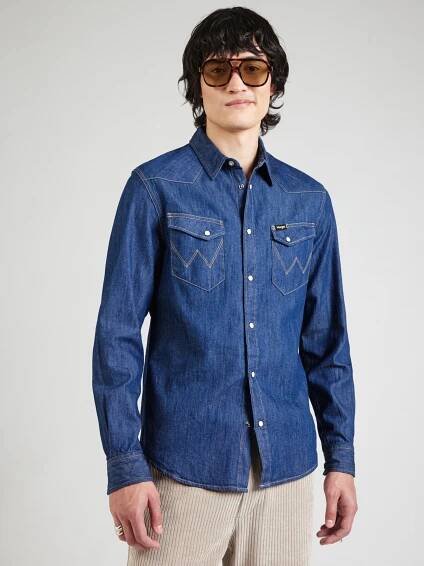 WRANGLER Přiléhavý střih Košile 'WESTERN'