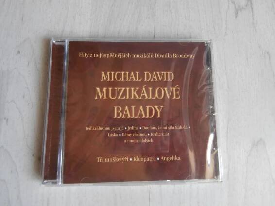 1X CD MICHAL DAVID - MUZIKÁLOVÉ BALADY (NOVÉ )