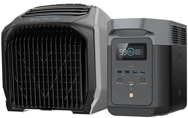 EcoFlow US EcoFlow WAVE 2 Portable Air Conditioner + DELTA 2