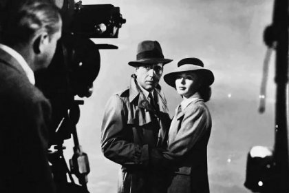 Herec Humphrey Bogart ve filmu Casablanca