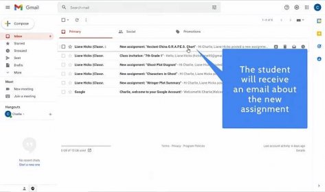 Google Classroom Integration - How to View a New Assignment