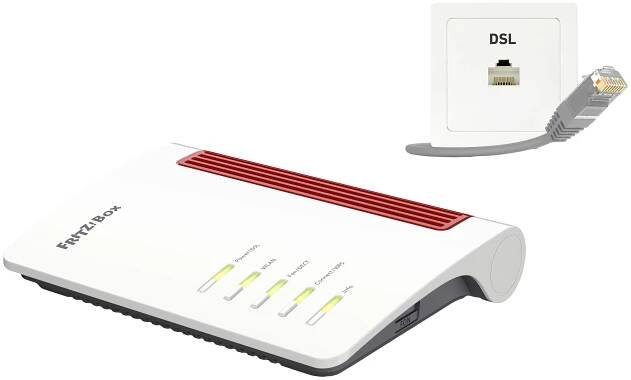 AVM FRITZ!Box 7510 Wi-Fi router s modemem Integrovaný modem: VDSL, ADSL, 2.4 GHz, 600 MBit/s