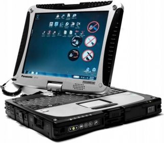 PANCERNY Laptop Tablet 2v1 PANASONIC ToughBook CF-19 MK3 TOUCH 4/320HDD Součástí dodávky je software Pakiet biurowy Libre Office