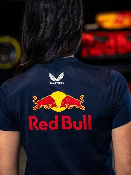 Red Bull Racing dámské tričko Max Verstappen official Teamline Replica navy F1 Team 2025 - FAN-store.cz