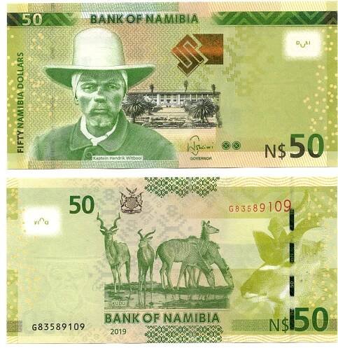 Namibia 50 dollars 2018 for sale