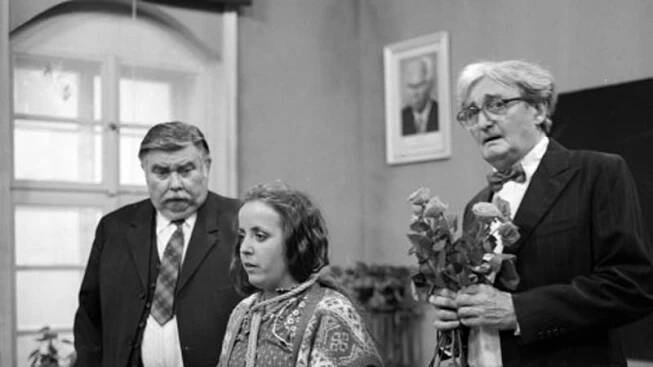 Zdeněk Řehoř s Milanem Nedělou a Barborou Hrzánovou. 