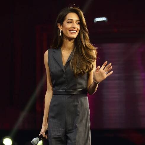 Amal Clooney’s Spring Staple? Sleek Jumpsuits
