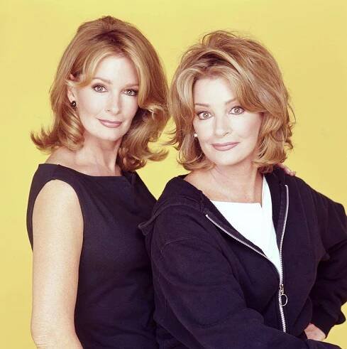 Deidre Hall (left) stars as (Marlena) and Andrea Hall-Gengler stars as (Hattie) in NBC's daytime soap series 