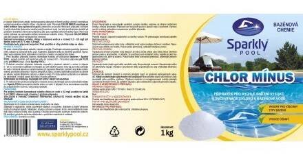Chlor mínus - chlor stop do bazénu 1 kg Sparkly POOL | www.sparklypool.cz