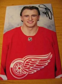 Jakub Vrána - Detroit Red Wings - orig. autogram - Ostatní sběratelské předměty