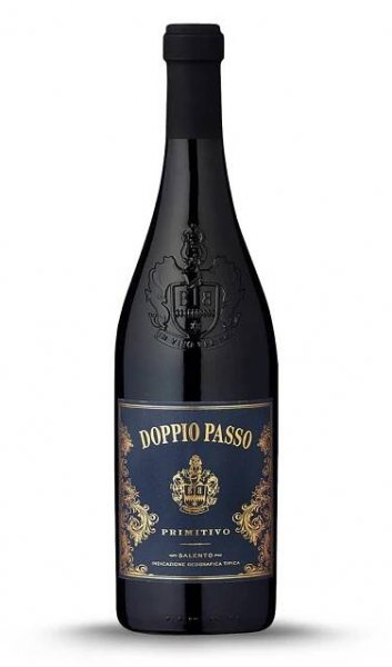 Doppio Passo Primitivo Salento IGT 2021, červené víno suché, Itálie 13,5% 0,75 l