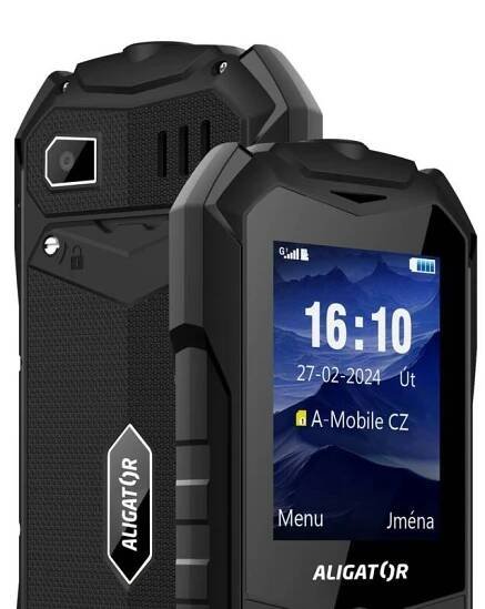 Mobilní telefon Aligator R35 eXtremo (AR35B) černý | DATART