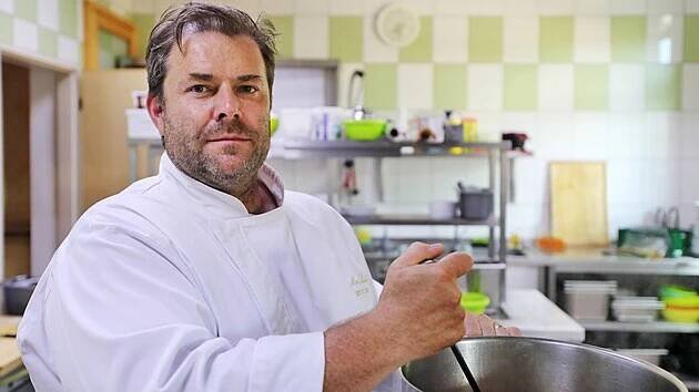Martin Lukáš, šéfkuchař restaurantu Novissimo, ve svém království