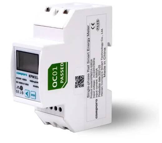 COMPOR KPM31 Jednofázový elektroměr na DIN lištu