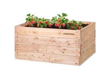 Atmowood Modřínový vyvýšený záhon 120 x 80 x 60 cm hnědý od 4 590 Kč - Heureka.cz